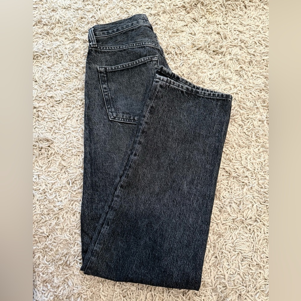 AGOLDE Kelly mid-rise straight-leg organic jeans size 25 - Picture 3 of 6